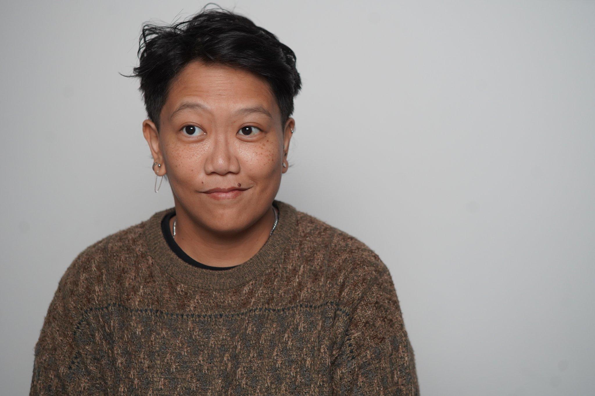 Curious portrait of Sam Hankins